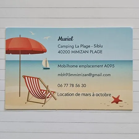 Campeggio Location Mobilhome 3ch Mimizan-Plage